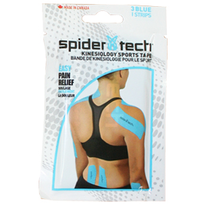 Spider Tech Kinesiology Sports Tape 2pk - BLUE